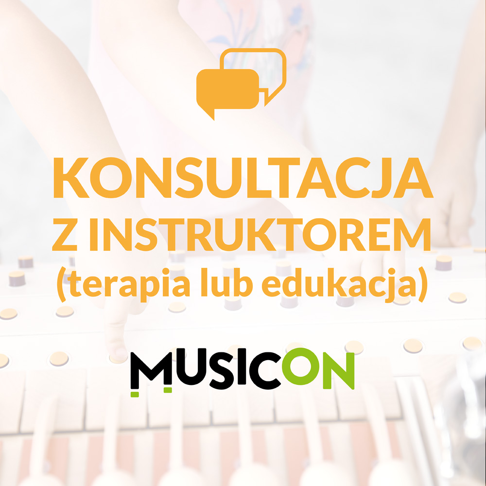 baner informujący o możliwości konsultacji z instruktorem po zakupie produktu musicon