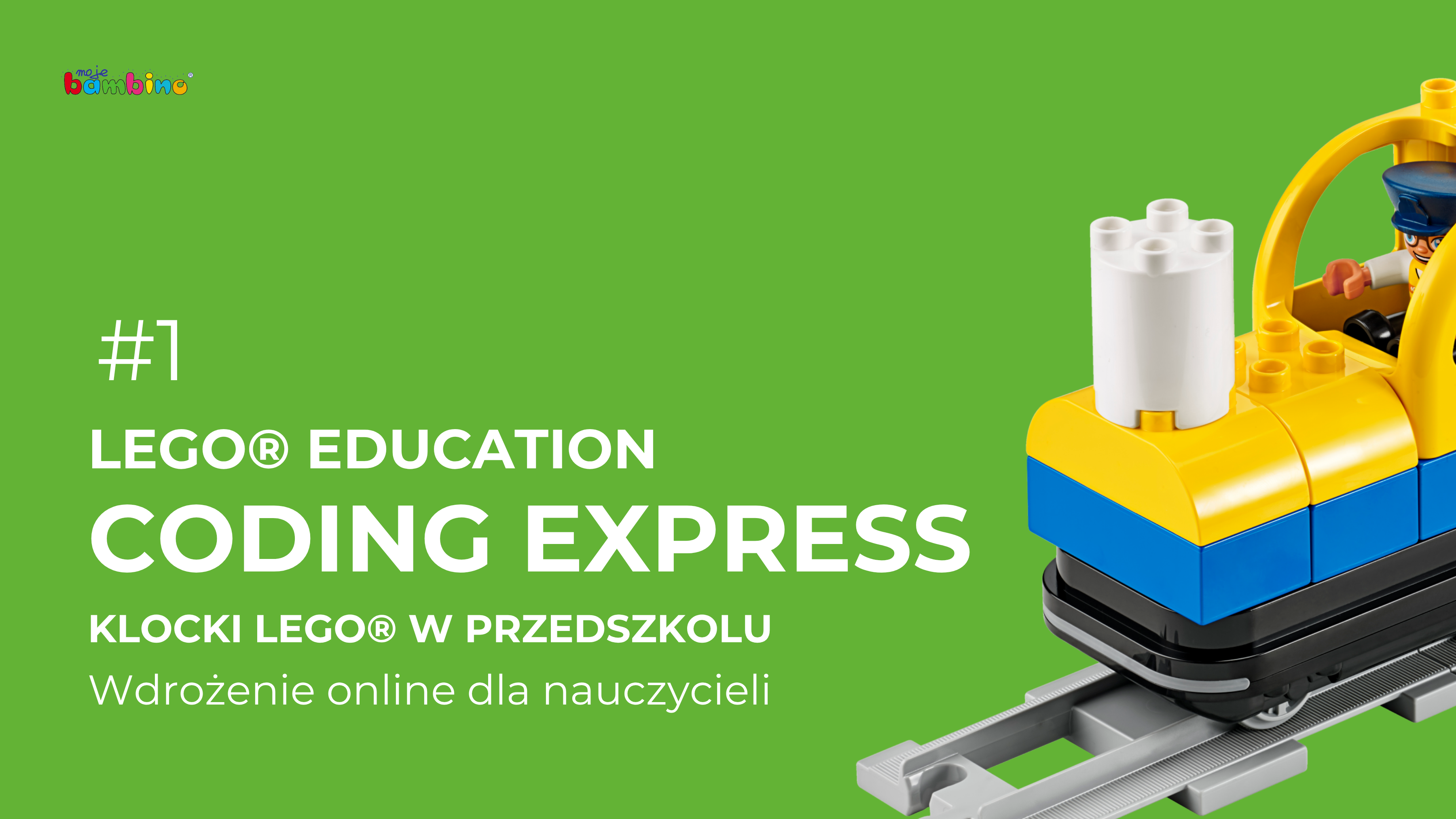 okładka do filmu wdrożeniowego lego education coding express