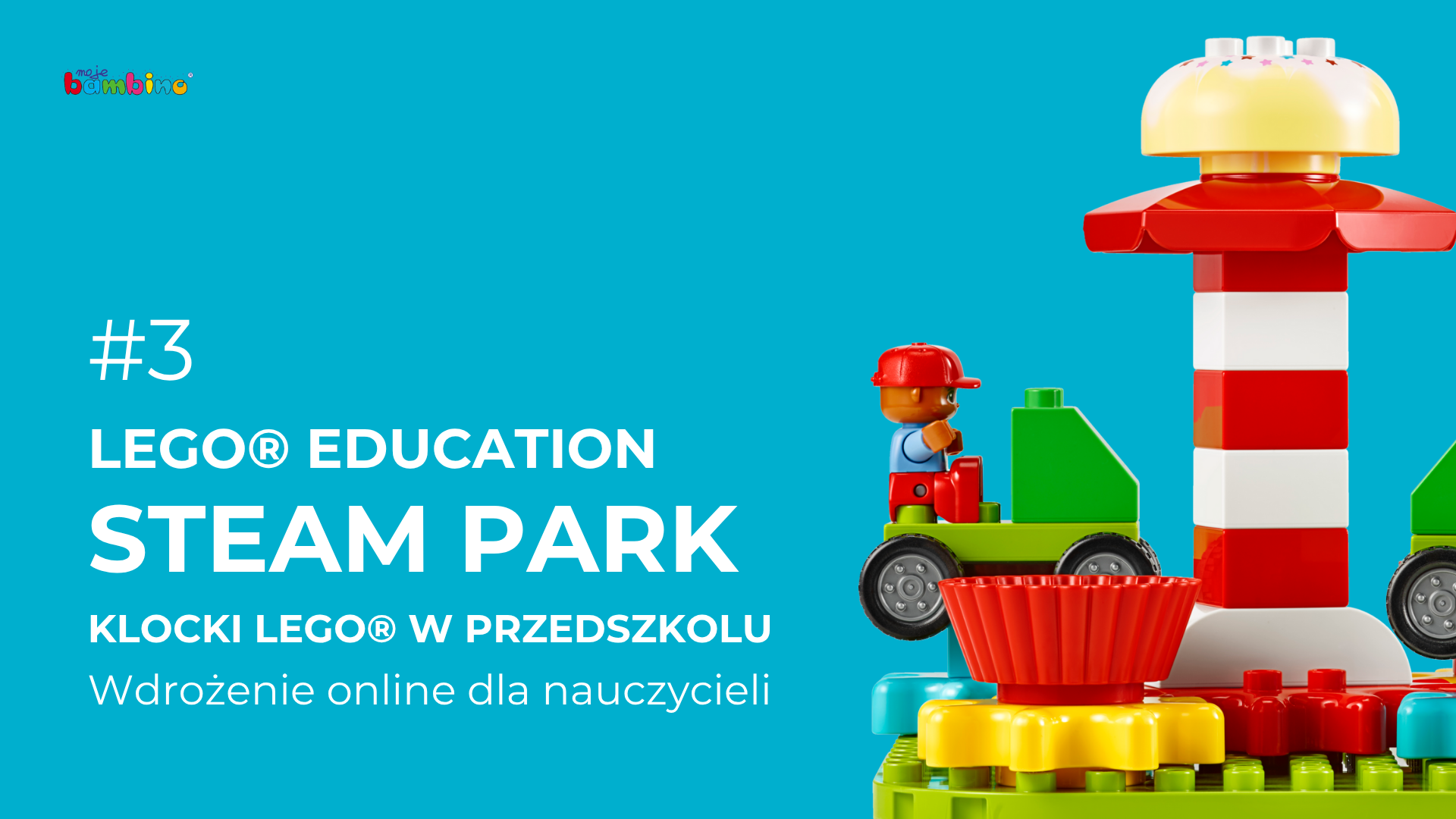 okładka filmu na YouTubie materiał wdrożeniowy LEGO Steam Park